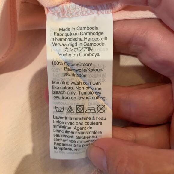 NWT J. Crew Girls' Pink Heart & Bicycle Graphic Cotton Tee - Picture 8 of 8